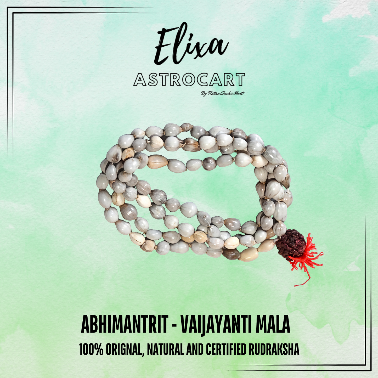 Vaijayanti Mala [Certified | Abhimantrit - Energized | 100% Original and Natural]