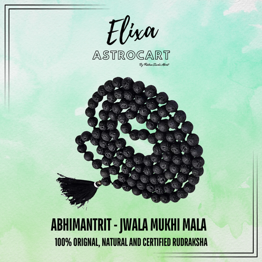 Jwala Mukhi Mala [Certified | Abhimantrit - Energized | 100% Original and Natural]