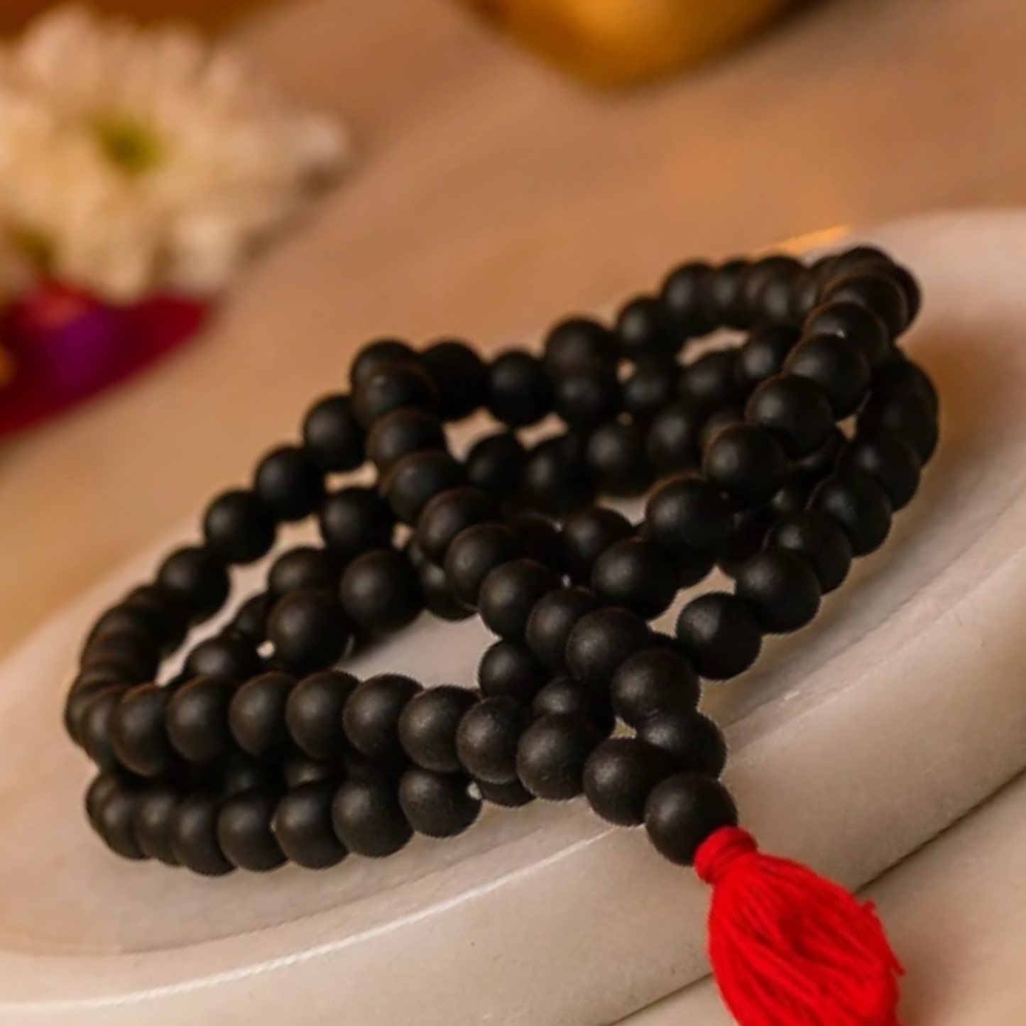 Shaligram Mala [Certified | Abhimantrit - Energized | 100% Original and Natural]