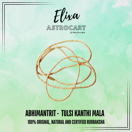 Tulsi Kanthi Mala [Certified | Abhimantrit - Energized | 100% Original and Natural]