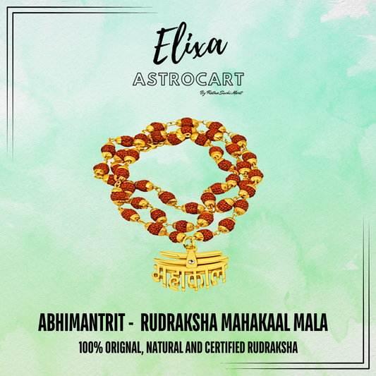 Rudraksha Mahakaal Mala [Certified | Abhimantrit - Energized | 100% Original and Natural]