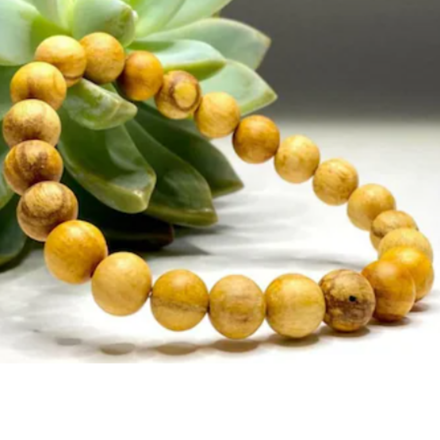 White Sandalwood Bracelet [Certified | Abhimantrit - Energized | 100% Original and Natural]
