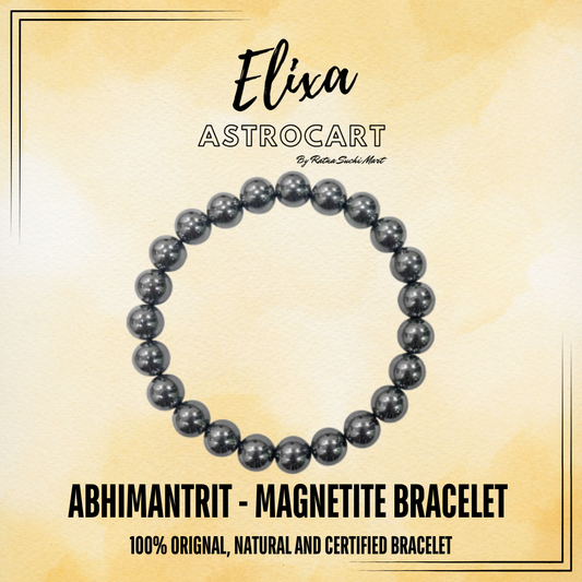 Magnetite Bracelet [Certified | Abhimantrit - Energized | 100% Original and Natural]