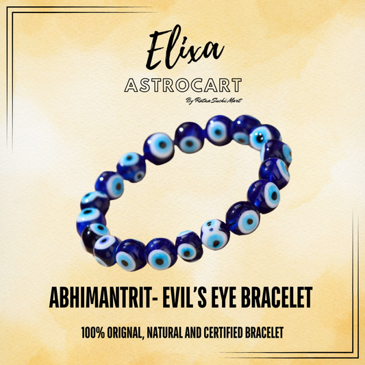 Evil's eye Bracelet [Certified | Abhimantrit - Energized | 100% Original and Natural]
