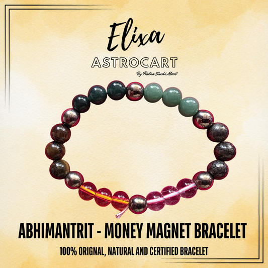Money Magnet Bracelet [Certified | Abhimantrit - Energized | 100% Original and Natural]