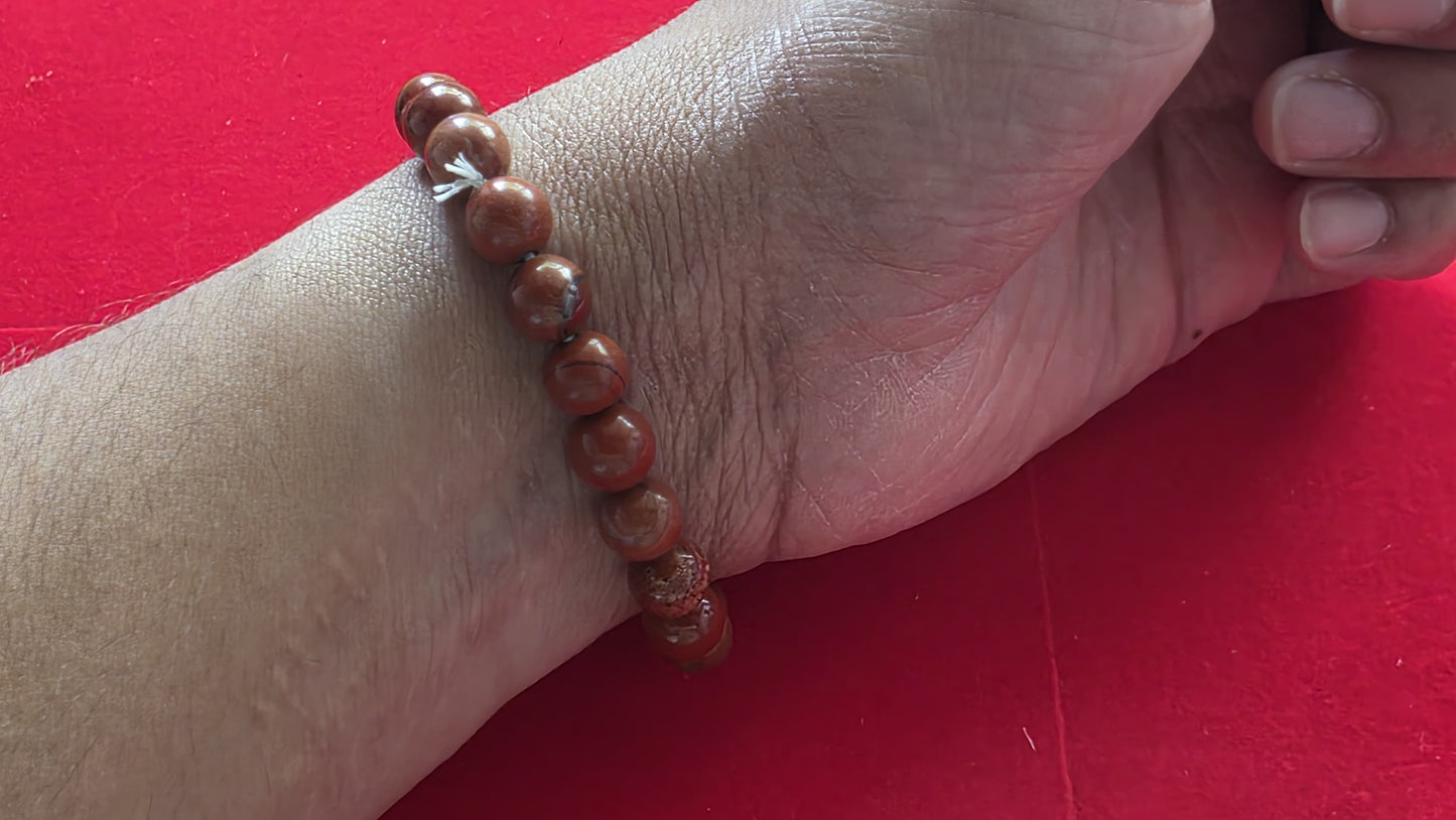 Red Jasper [Certified | Abhimantrit - Energized | 100% Original and Natural]