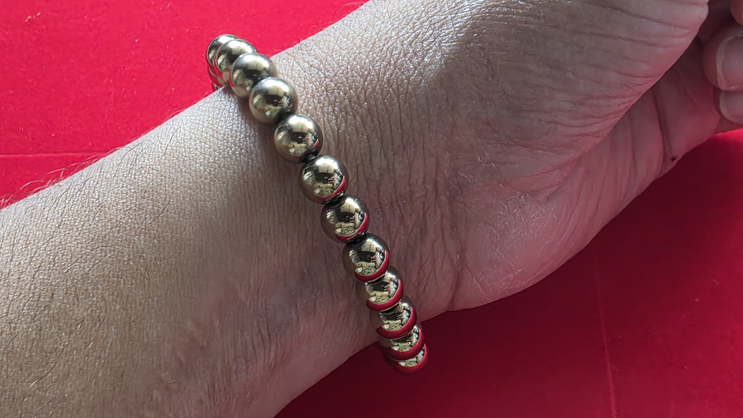 Pyrite Bracelet - Money Magnet [Certified | Abhimantrit - Energized | 100% Original and Natural]