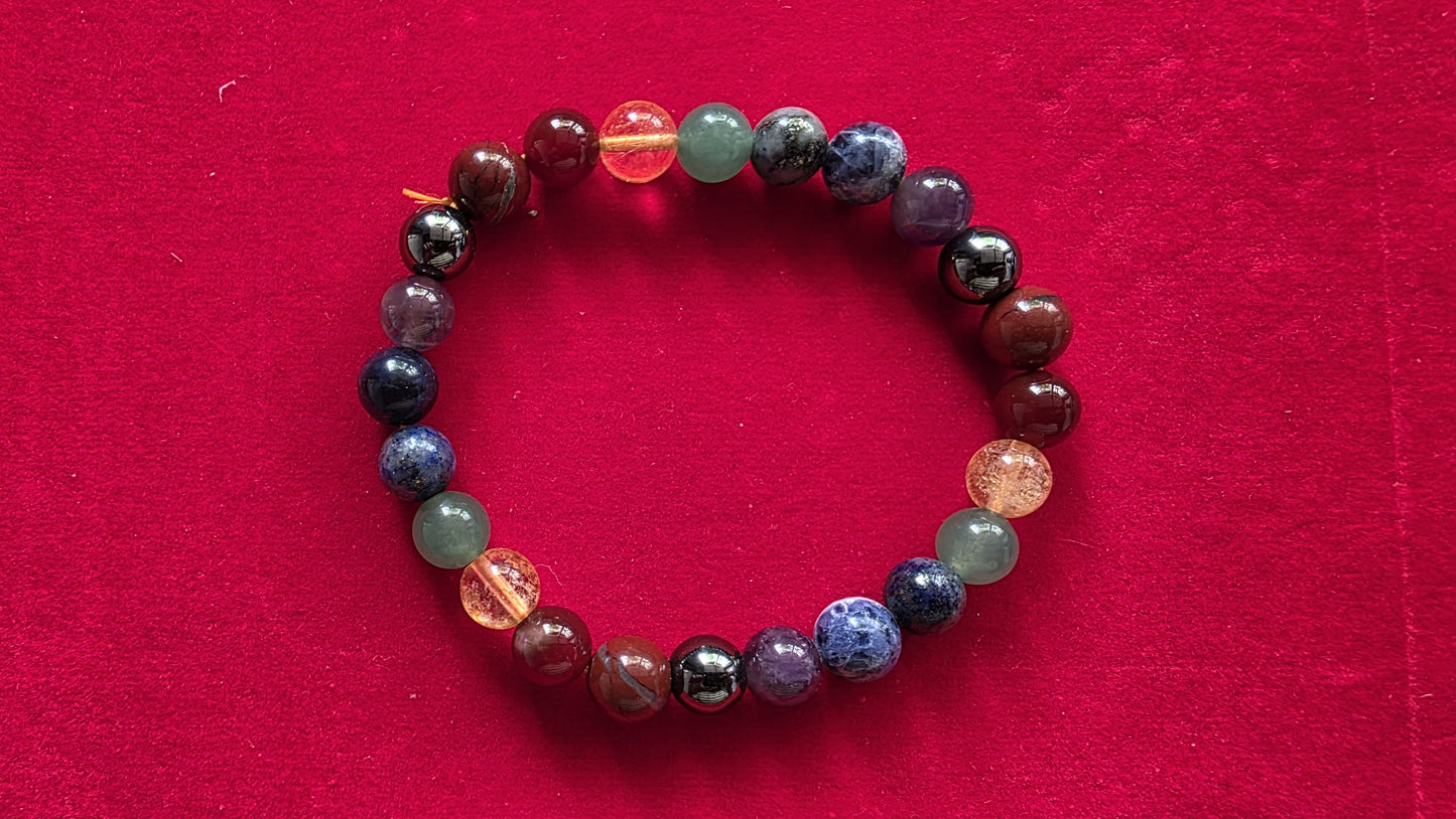 7 Chakra Bracelet [Certified | Abhimantrit - Energized | 100% Original and Natural]