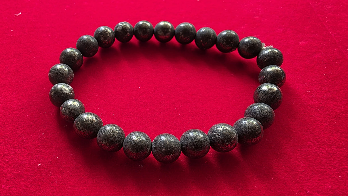 Raw Pyrite Bracelet [Certified | Abhimantrit - Energized | 100% Original and Natural]