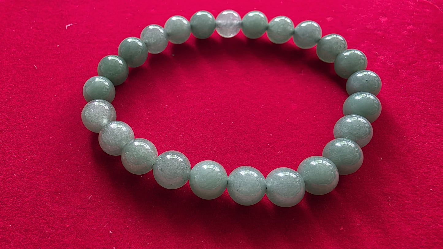 Green Aventurine Bracelet [Certified | Abhimantrit - Energized | 100% Original and Natural]