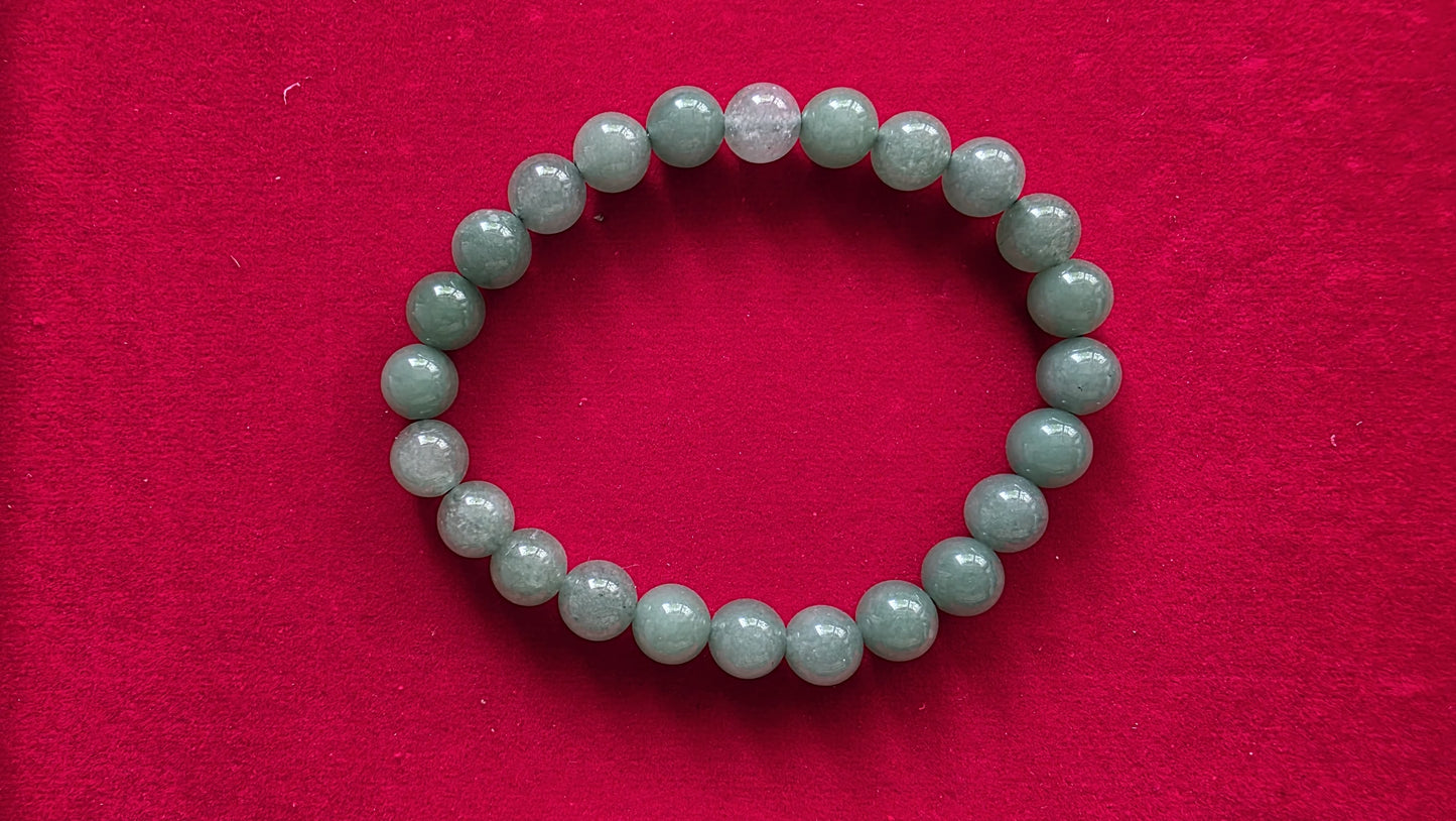 Green Aventurine Bracelet [Certified | Abhimantrit - Energized | 100% Original and Natural]