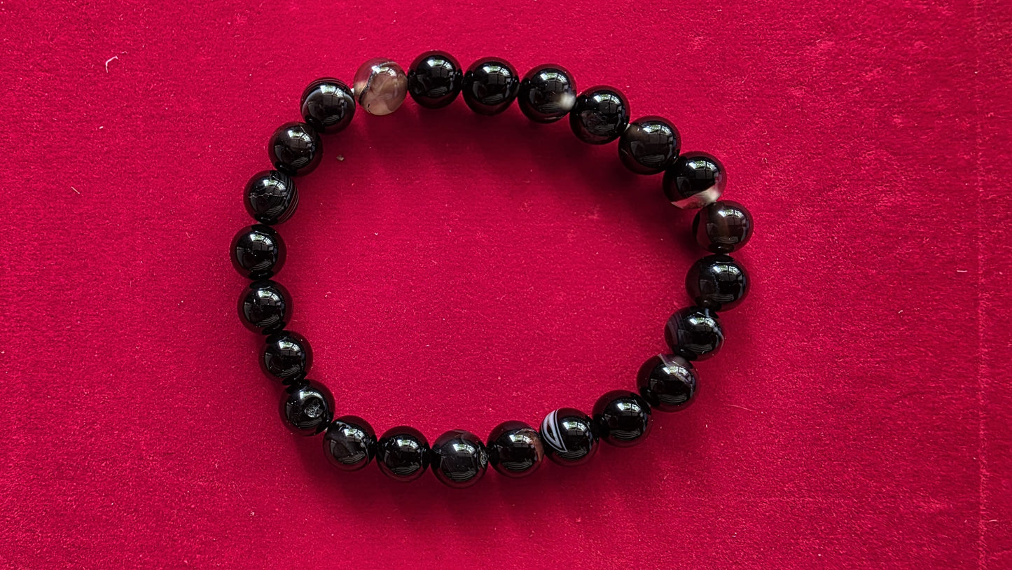Sulemani Hakik - Agate Bracelet [Certified | Abhimantrit - Energized | 100% Original and Natural]