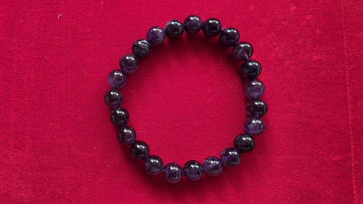 Amethyst Bracelet [Certified | Abhimantrit - Energized | 100% Original and Natural]