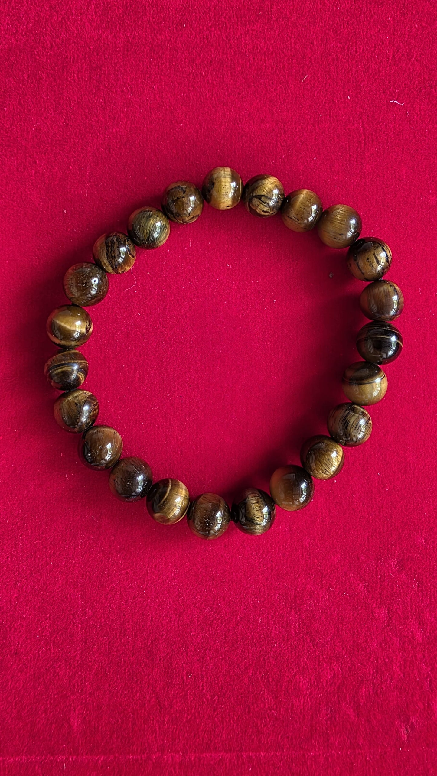 Brown Tigers Eye Bracelet [Certified | Abhimantrit - Energized | 100% Original and Natural]