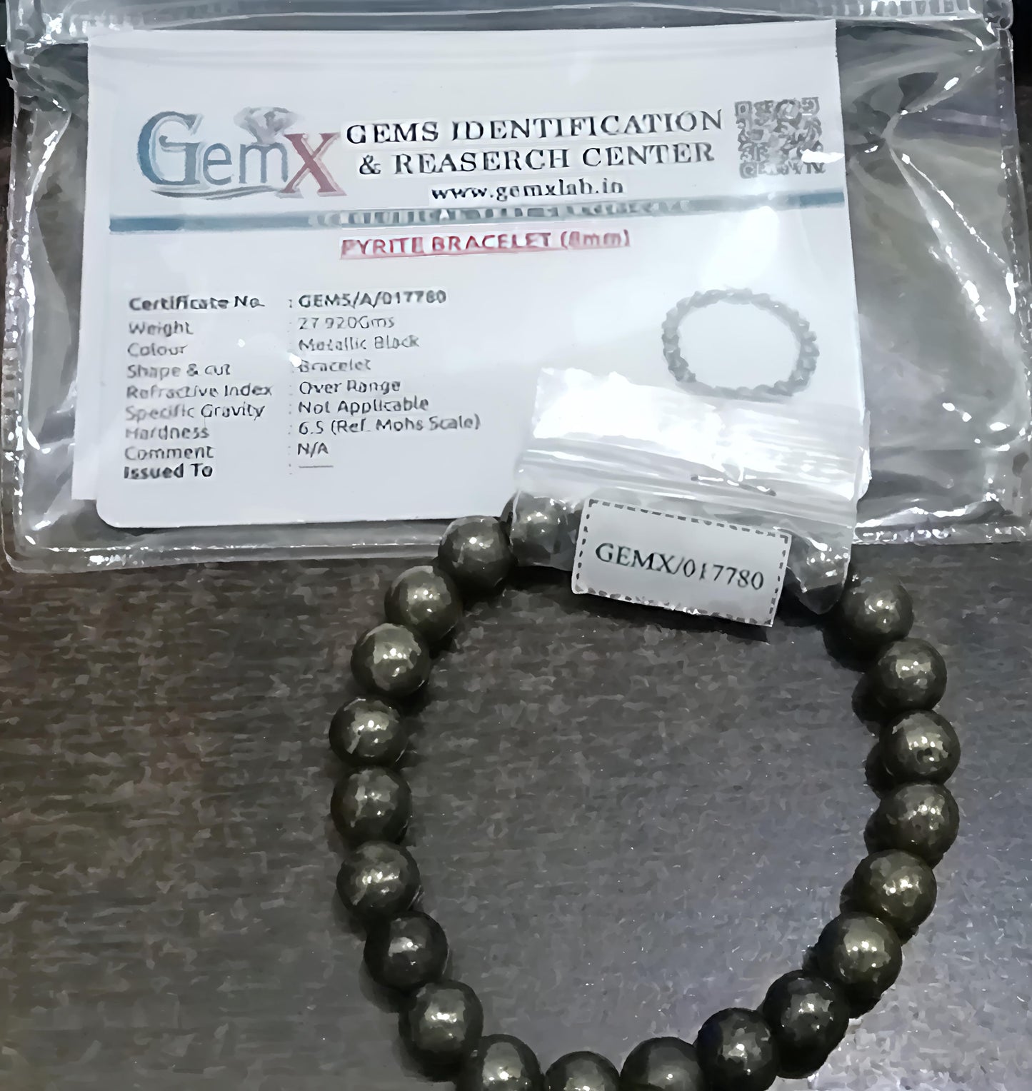 Pyrite Bracelet - Money Magnet [Certified | Abhimantrit - Energized | 100% Original and Natural]