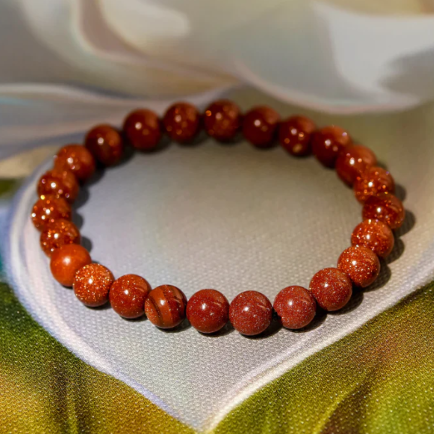 Sunstone Bracelet [Certified | Abhimantrit - Energized | 100% Original and Natural]