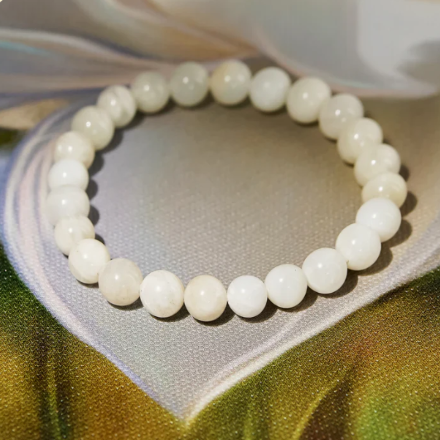 Moonstone Bracelet [Certified | Abhimantrit - Energized | 100% Original and Natural]