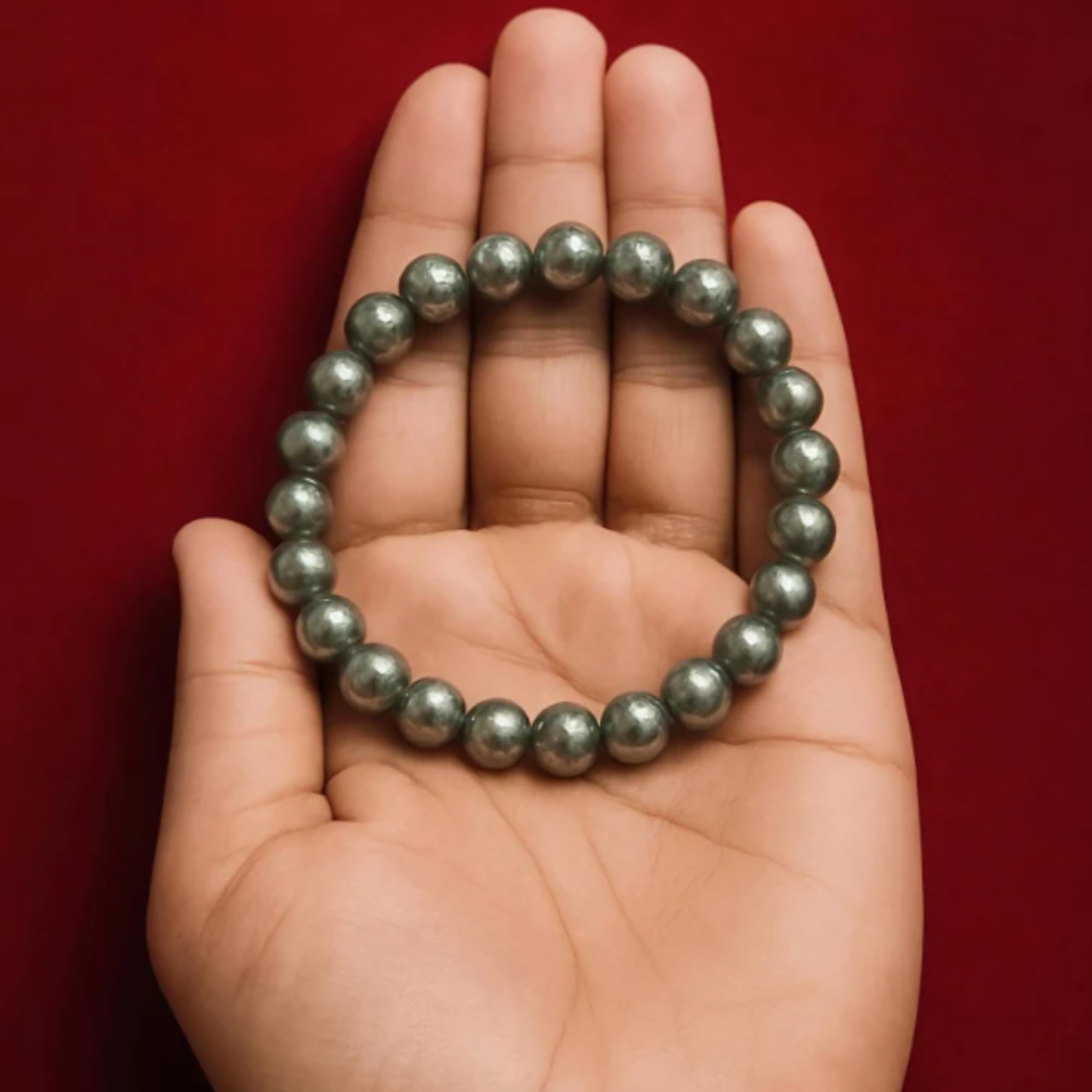 Pyrite Bracelet - Money Magnet [Certified | Abhimantrit - Energized | 100% Original and Natural]