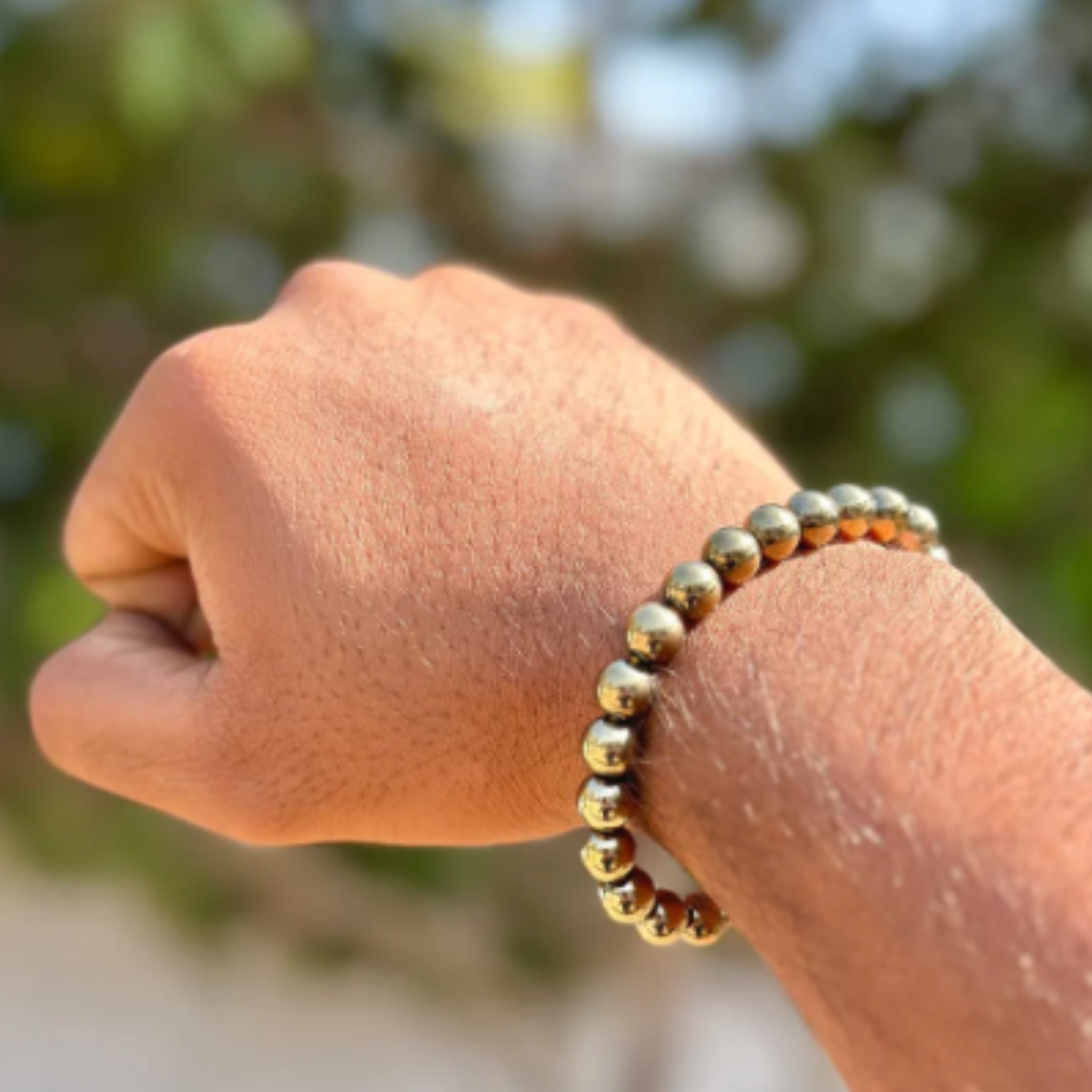 Pyrite Bracelet - Money Magnet [Certified | Abhimantrit - Energized | 100% Original and Natural]