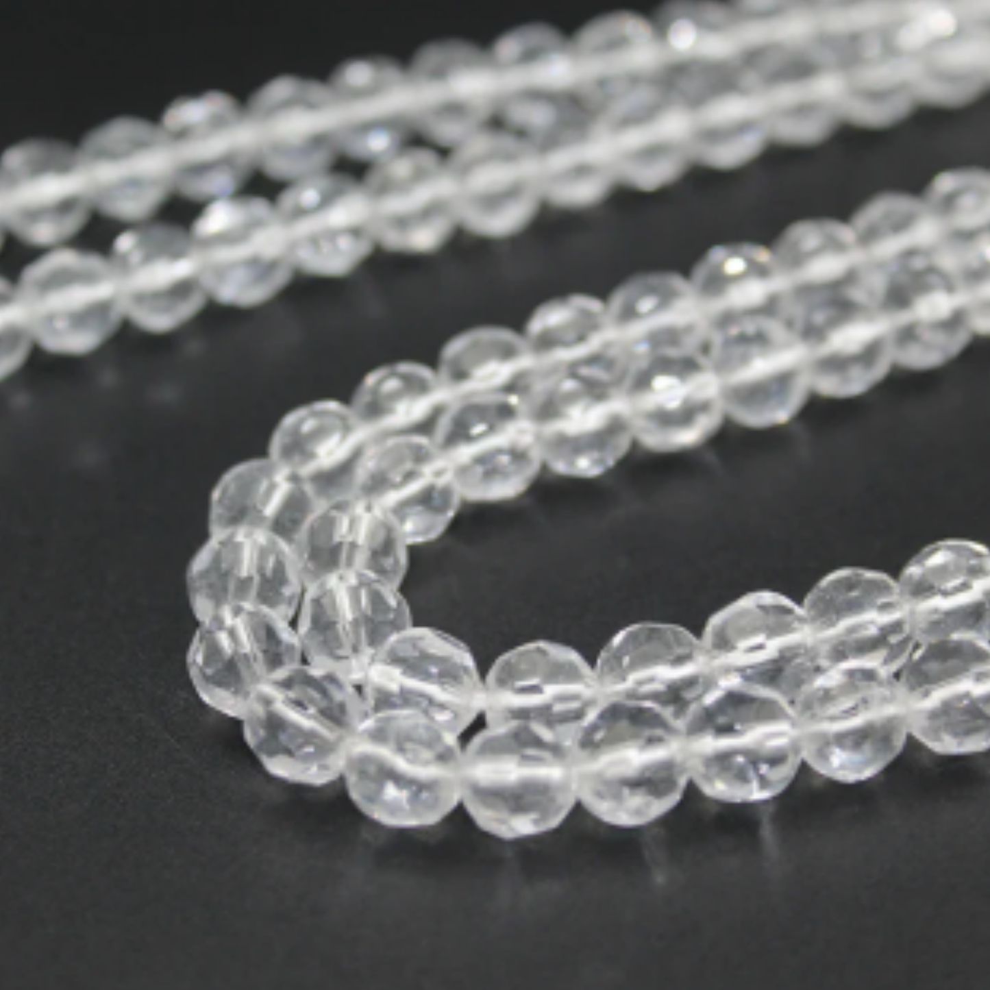 Clear Quartz(Spathik) Mala [Certified | Abhimantrit - Energized | 100% Original and Natural]