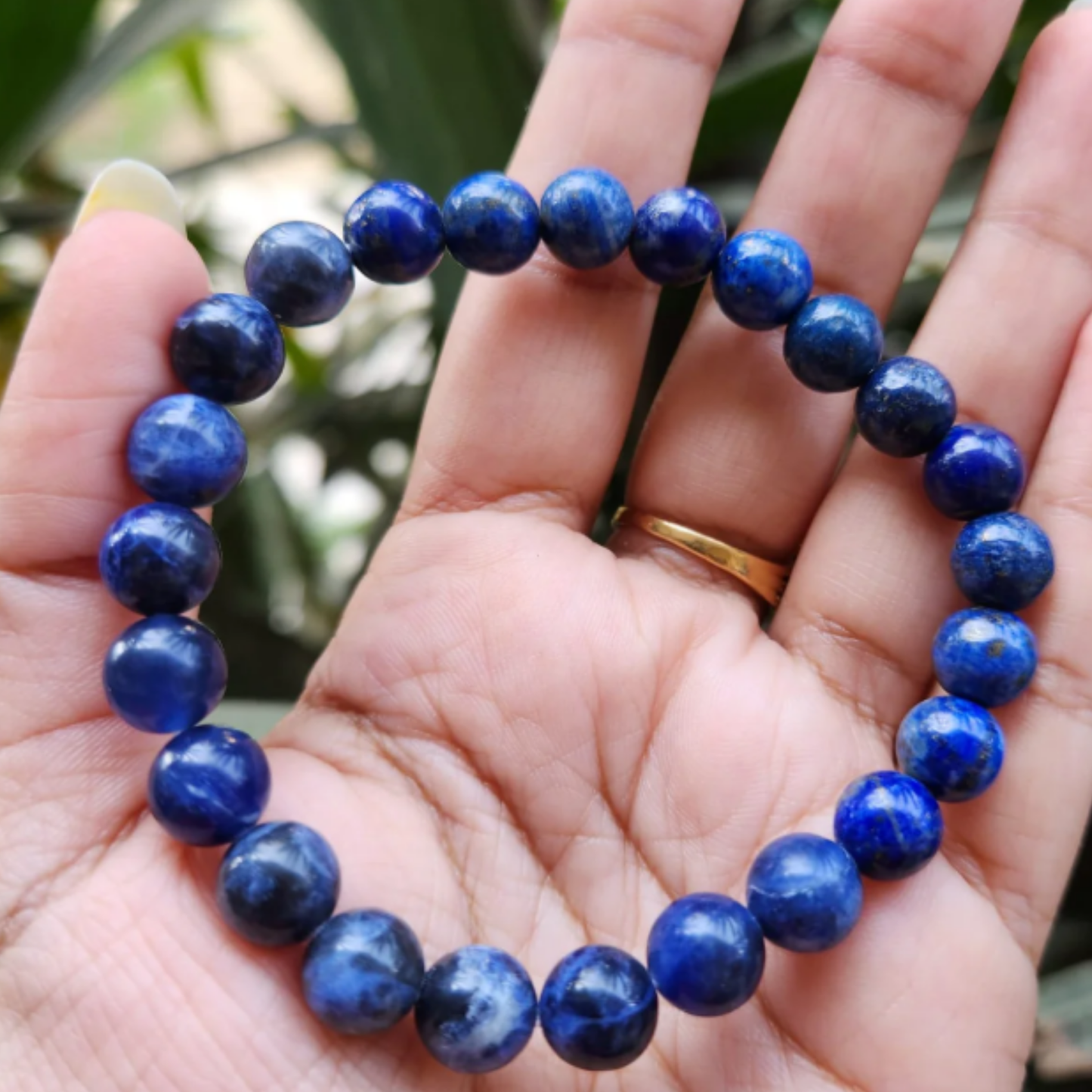 Sodalite Bracelet [Certified | Abhimantrit - Energized | 100% Original and Natural]