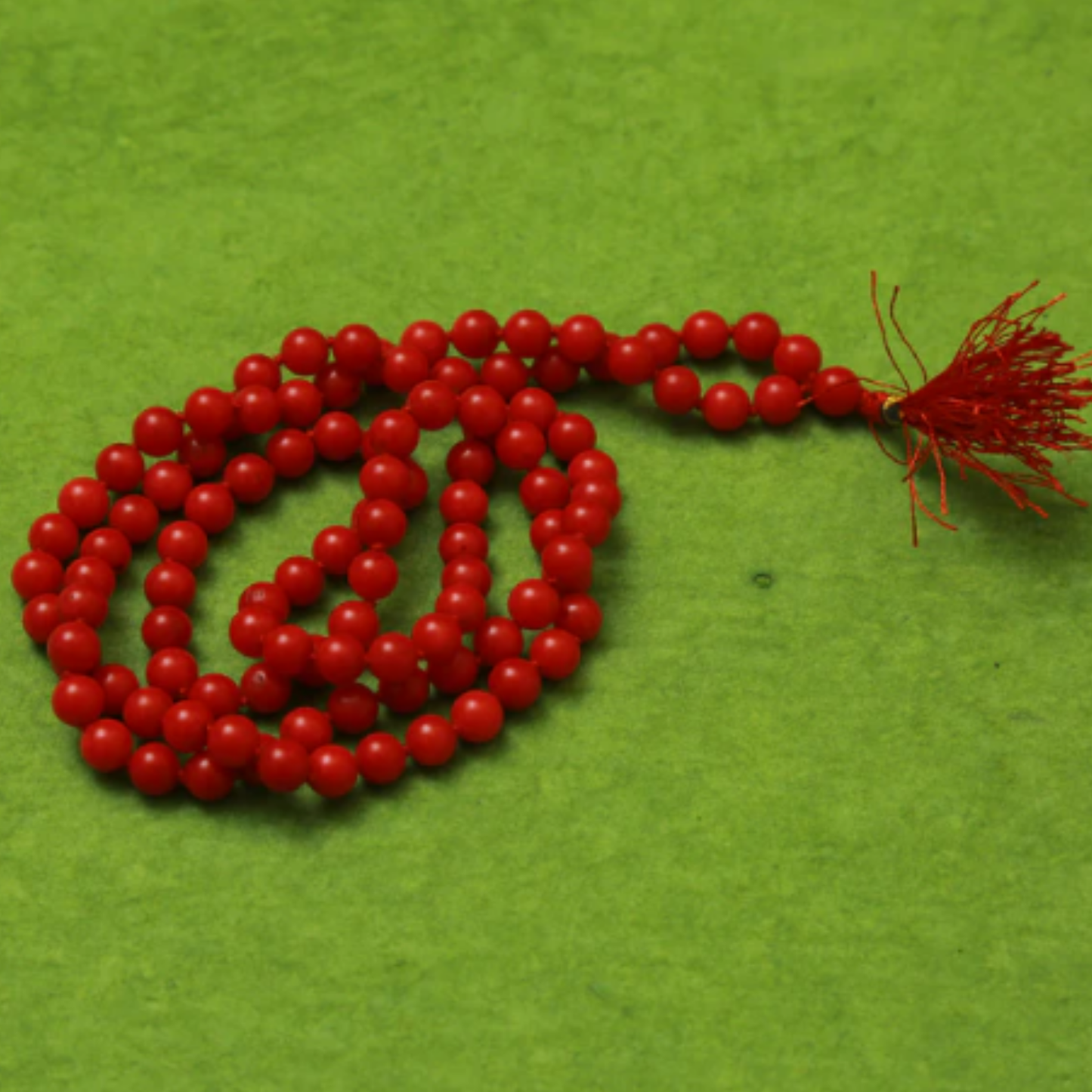 Red Coral Mala [Certified | Abhimantrit - Energized | 100% Original and Natural]