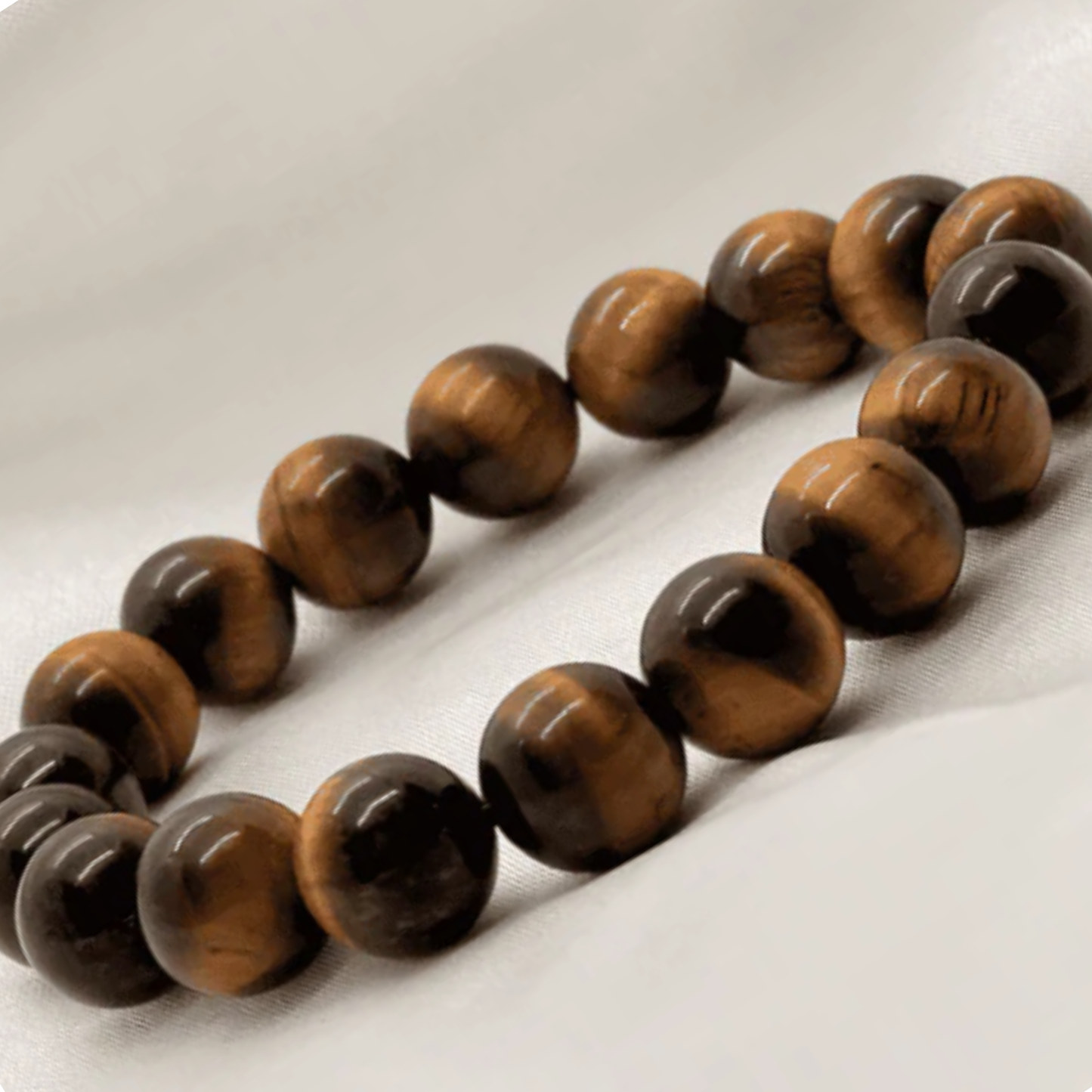 Brown Tigers Eye Bracelet [Certified | Abhimantrit - Energized | 100% Original and Natural]
