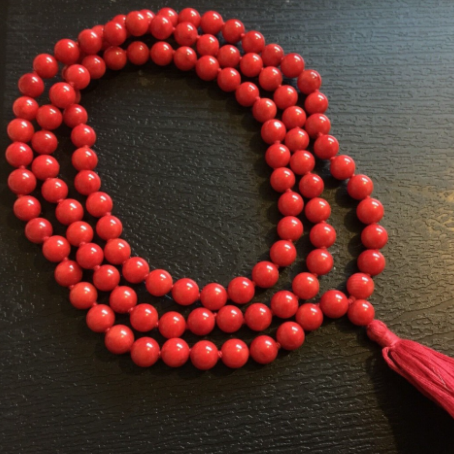 Red Coral Mala [Certified | Abhimantrit - Energized | 100% Original and Natural]