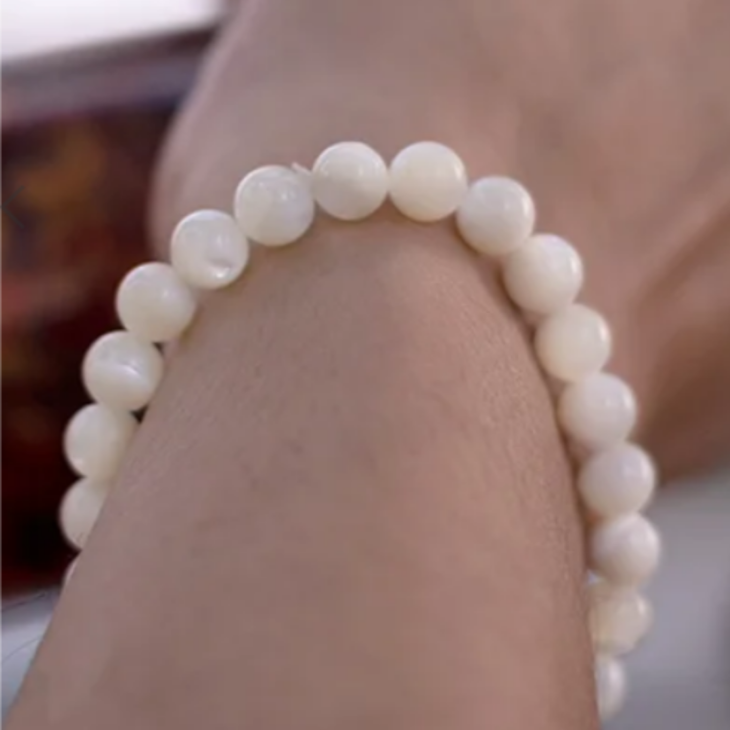 Mother of Pearl Bracelet [Certified | Abhimantrit - Energized | 100% Original and Natural]