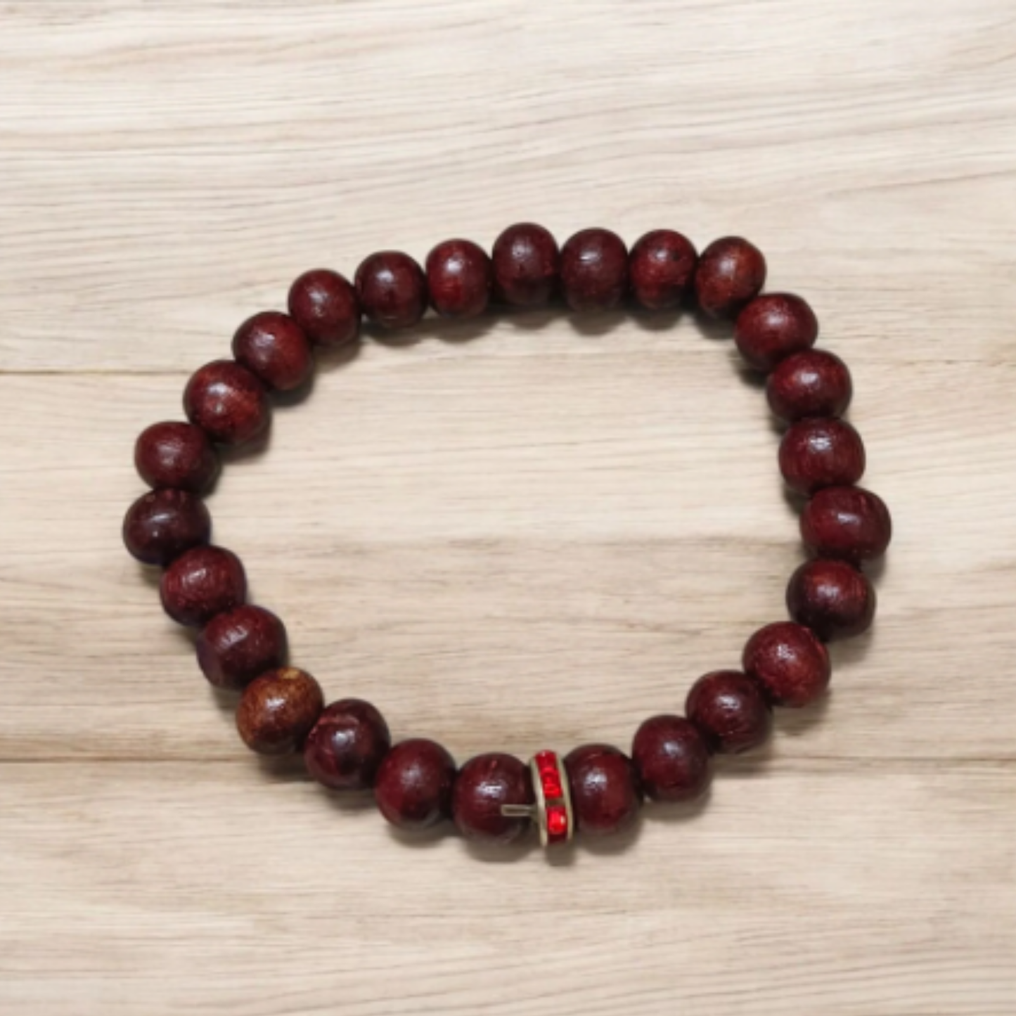 Red Sandalwood Bracelet [Certified | Abhimantrit - Energized | 100% Original and Natural]