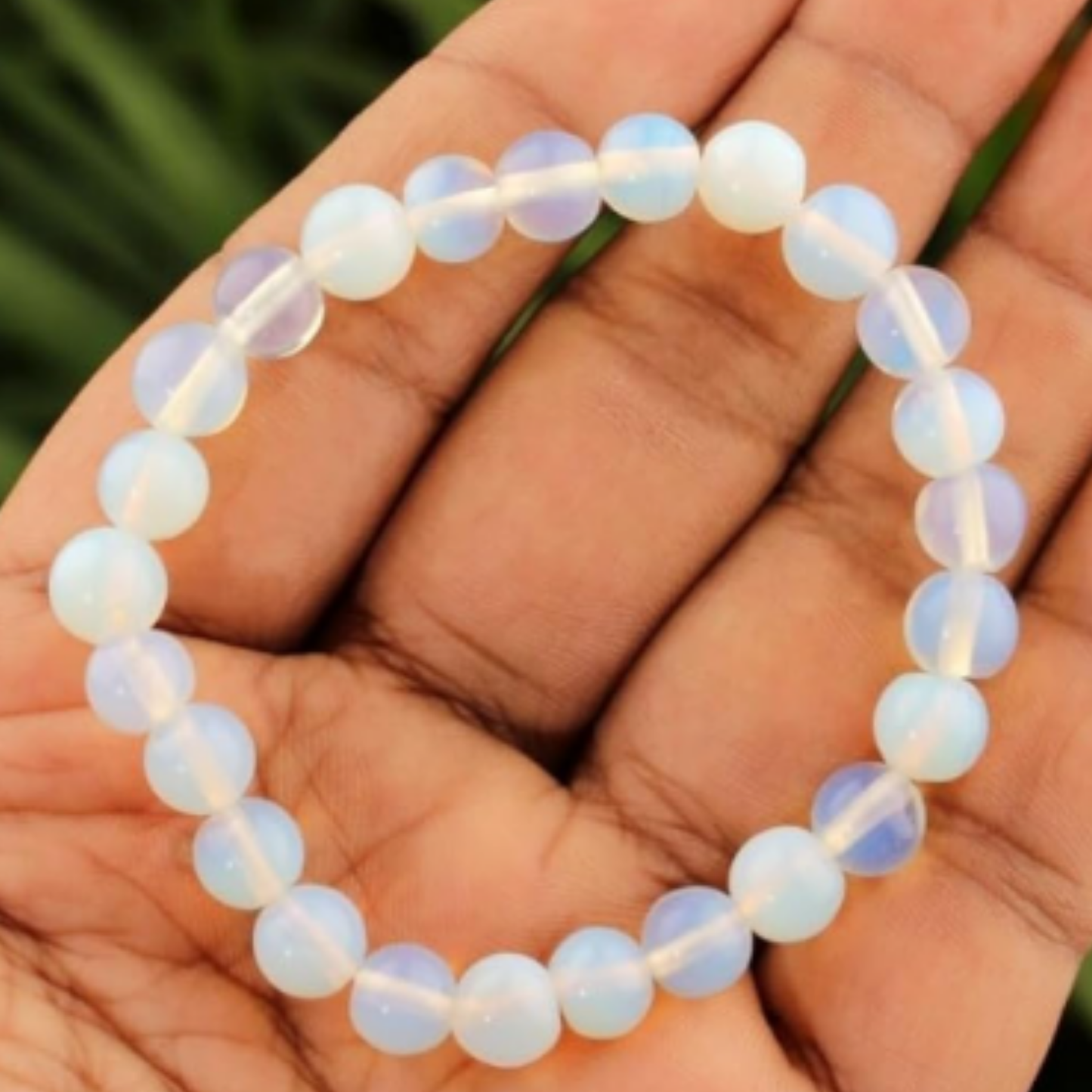 Opalite Bracelet [Certified | Abhimantrit - Energized | 100% Original and Natural]