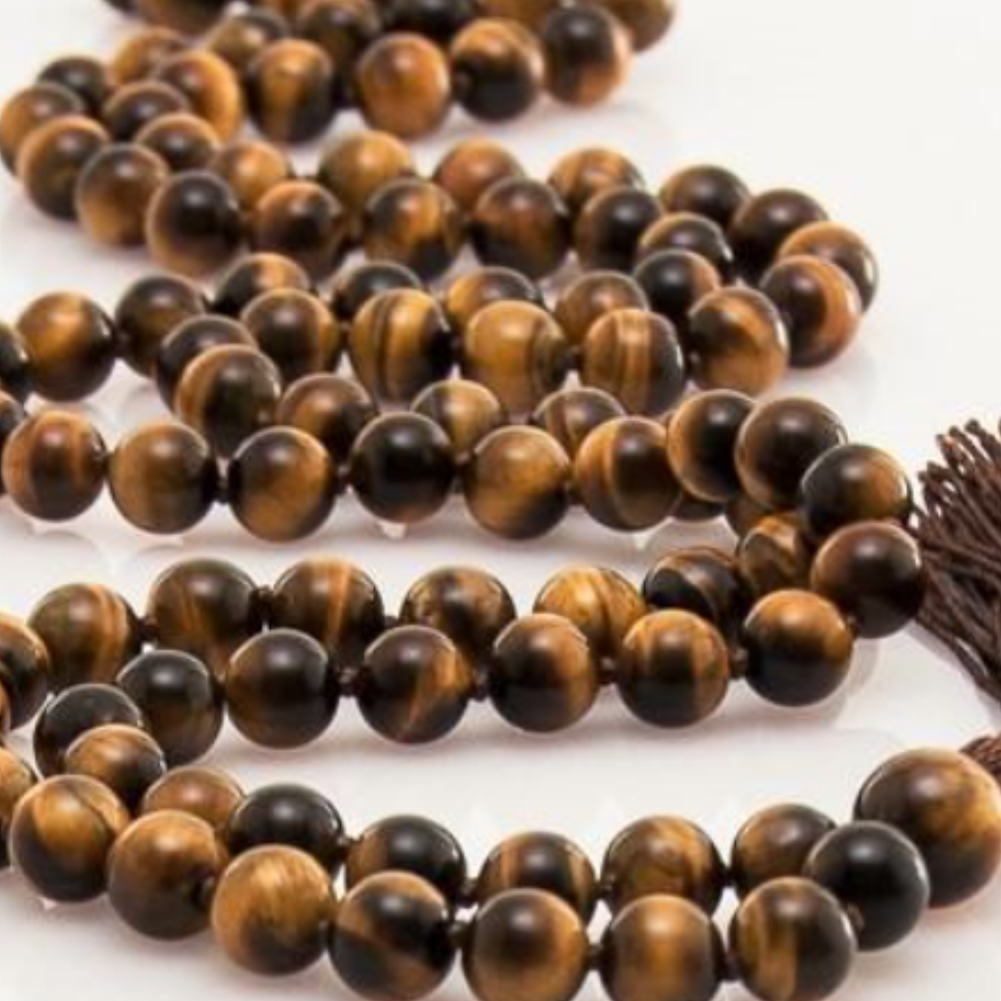 Tiger Eye Mala [Certified | Abhimantrit - Energized | 100% Original and Natural]