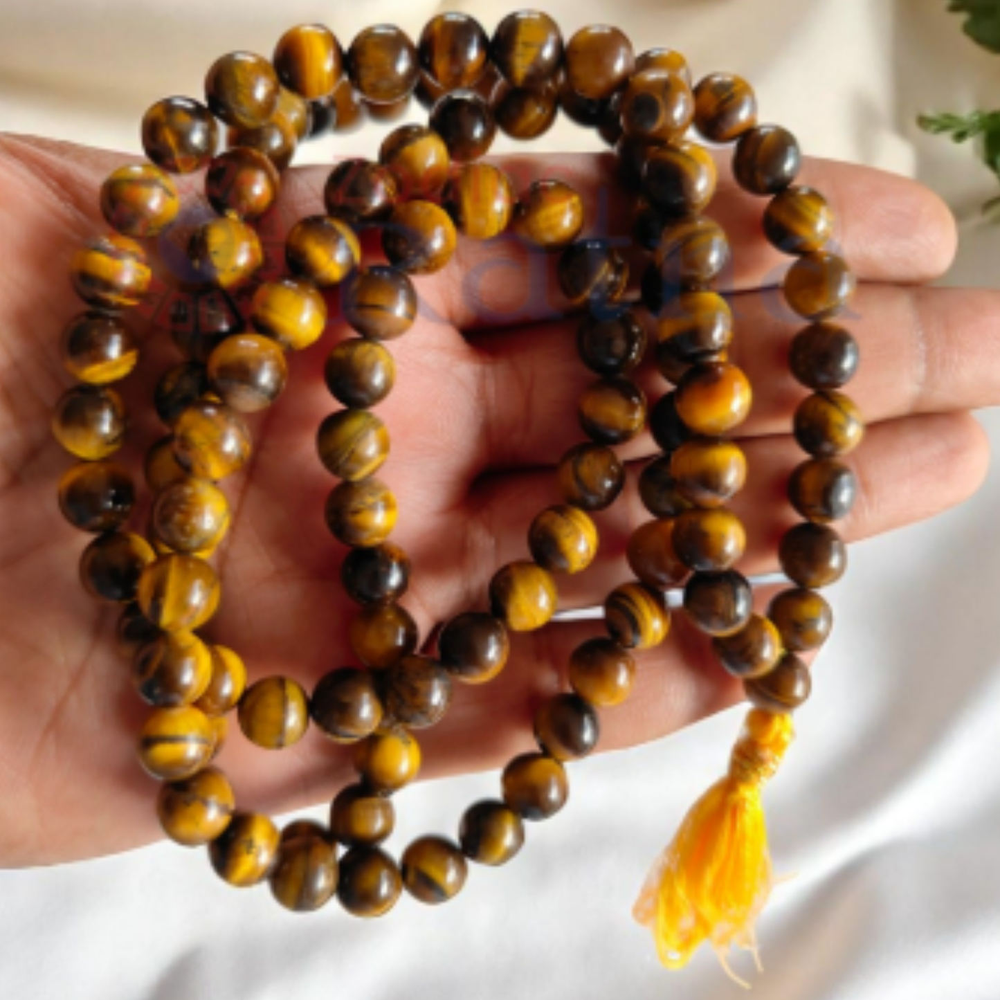 Tiger Eye Mala [Certified | Abhimantrit - Energized | 100% Original and Natural]