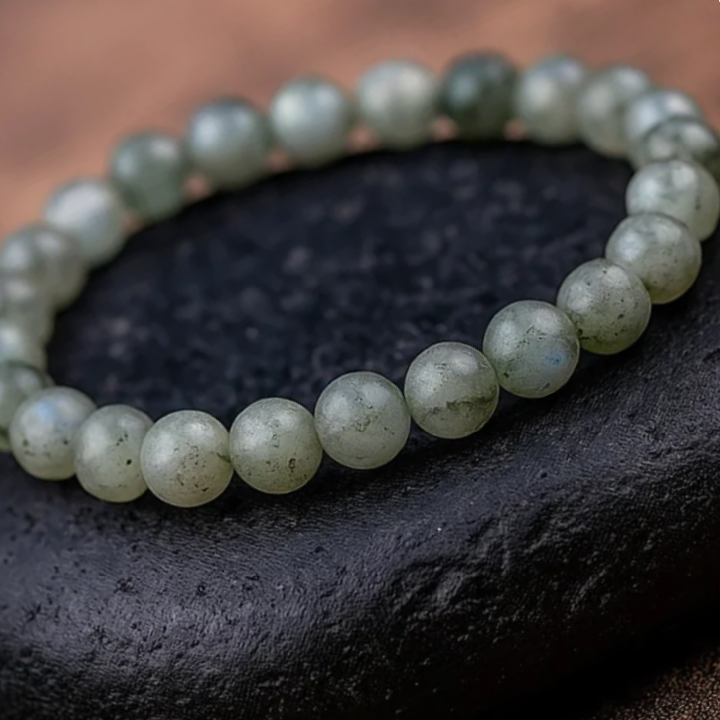 Labradorite Bracelet [Certified | Abhimantrit - Energized | 100% Original and Natural]