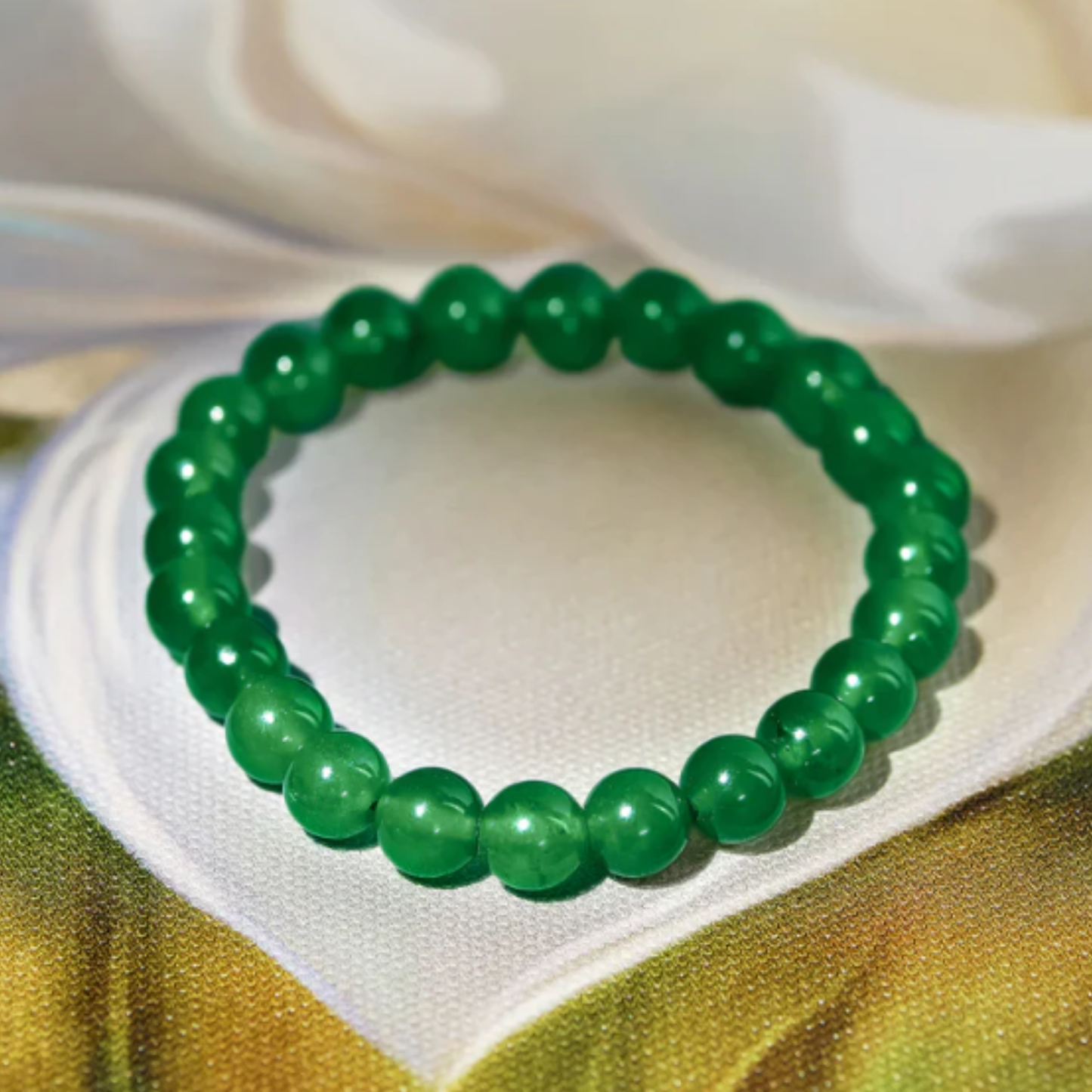 Jade Bracelet [Certified | Abhimantrit - Energized | 100% Original and Natural]