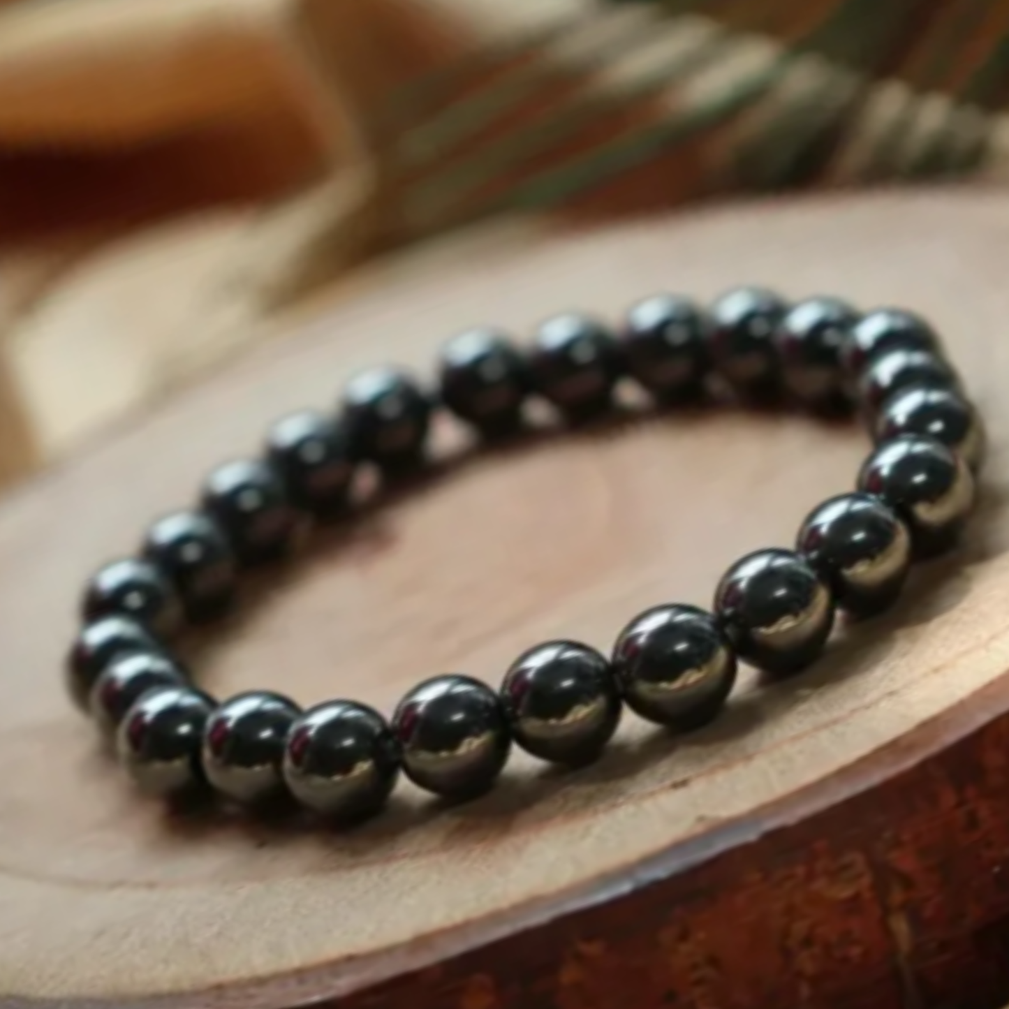 Hematite Bracelet [Certified | Abhimantrit - Energized | 100% Original and Natural]