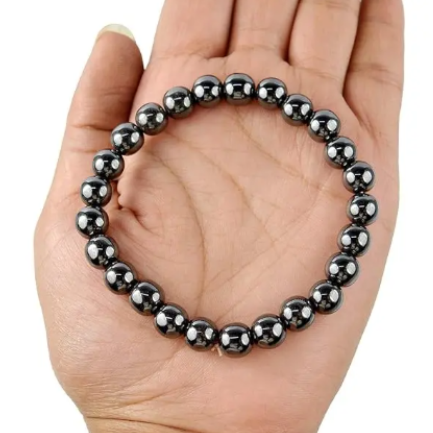 Hematite Bracelet [Certified | Abhimantrit - Energized | 100% Original and Natural]