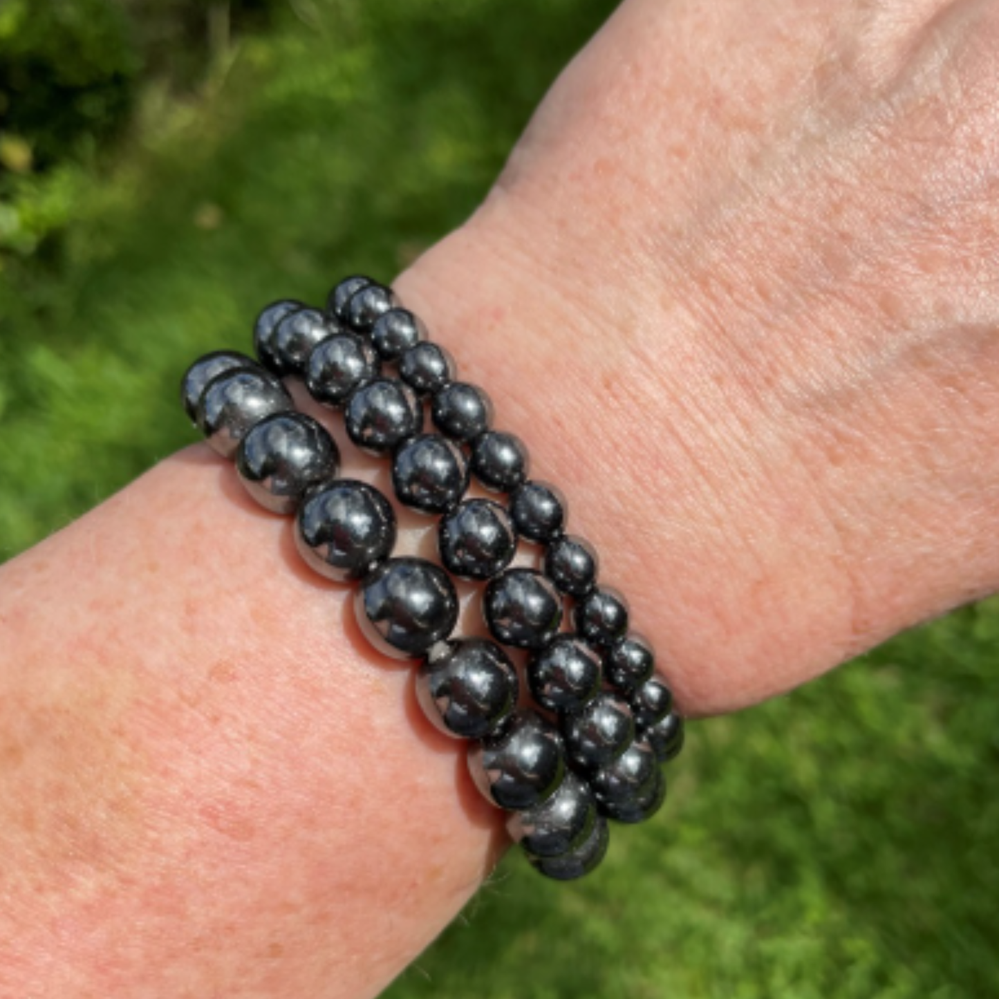 Hematite Bracelet [Certified | Abhimantrit - Energized | 100% Original and Natural]
