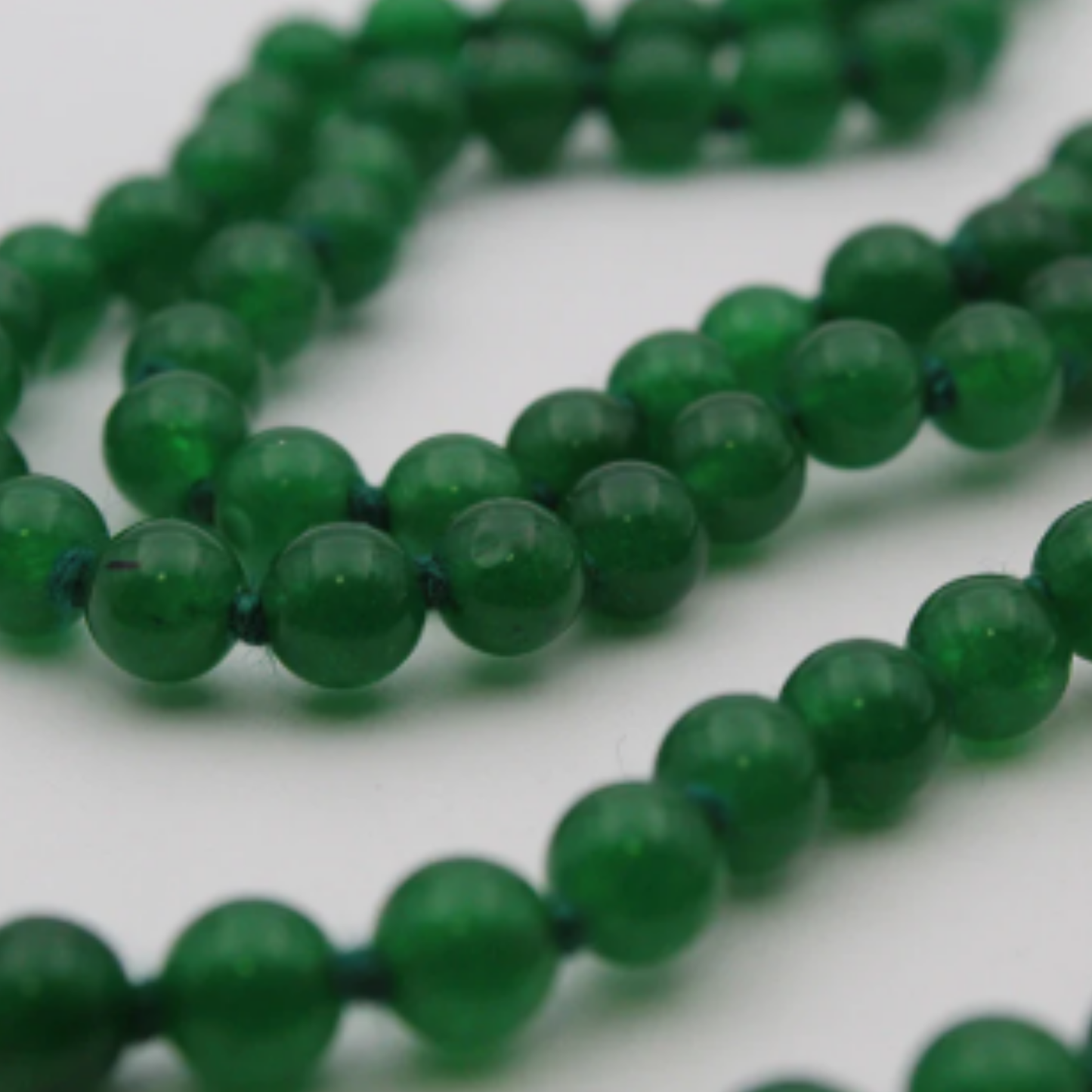 Green Hakik Mala [Certified | Abhimantrit - Energized | 100% Original and Natural]