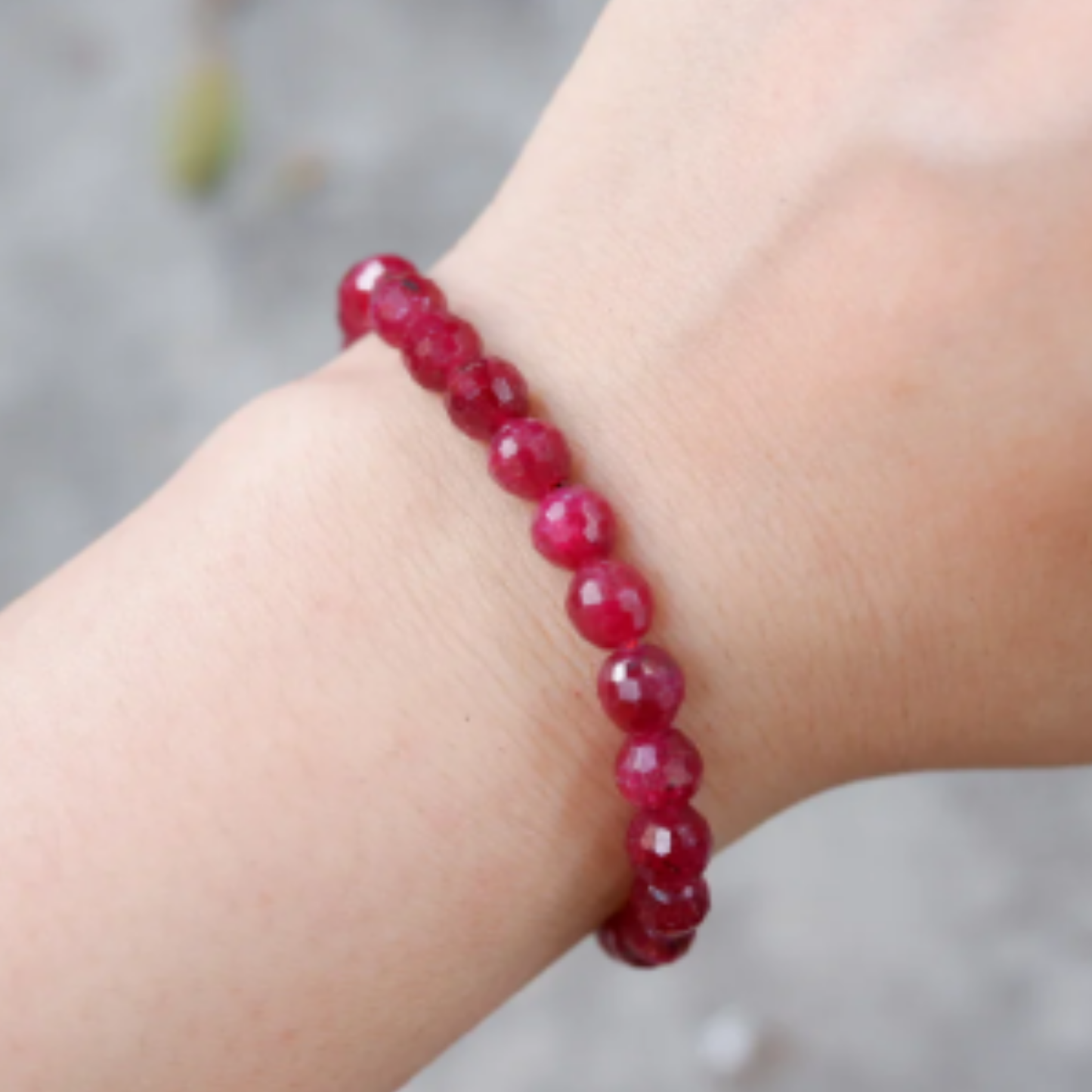 Ruby Bracelet [Certified | Abhimantrit - Energized | 100% Original and Natural]