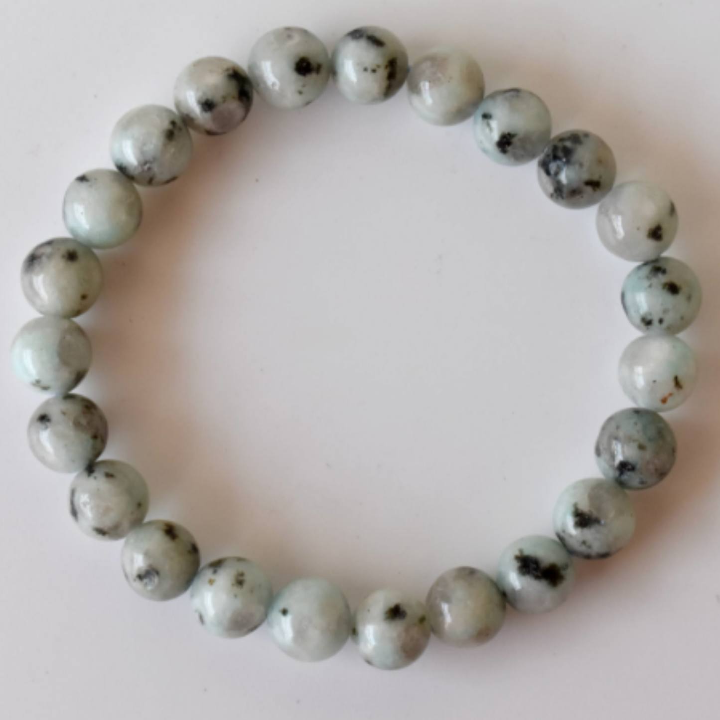 Kiwi Jasper Bracelet [Certified | Abhimantrit - Energized | 100% Original and Natural]