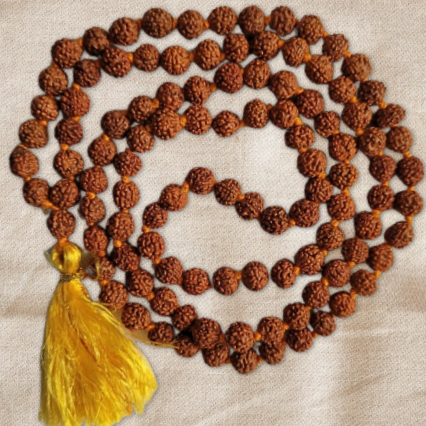 5 Mukhi Rudraksha Mala [Certified | Abhimantrit - Energized | 100% Original and Natural]
