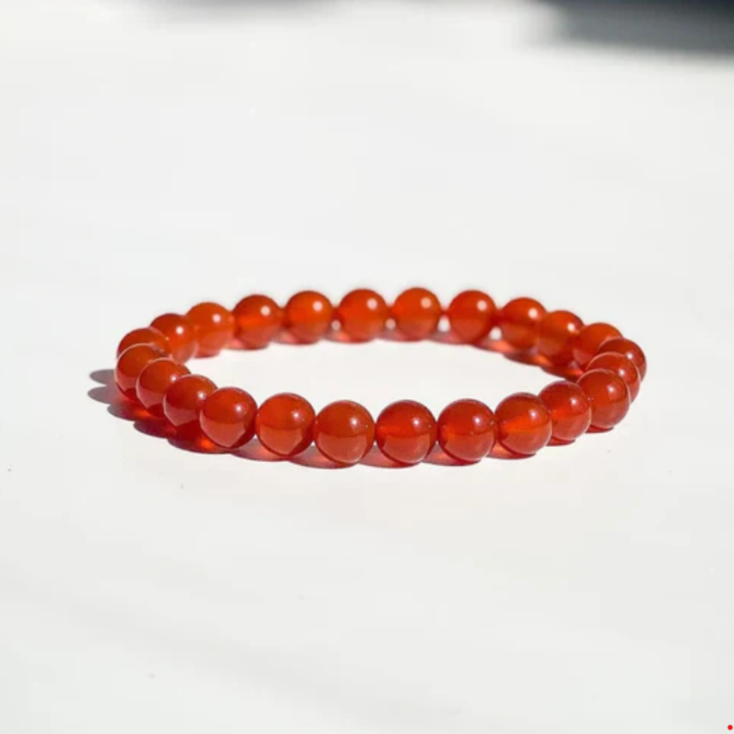Red Carnelian Bracelet [Certified | Abhimantrit - Energized | 100% Original and Natural]