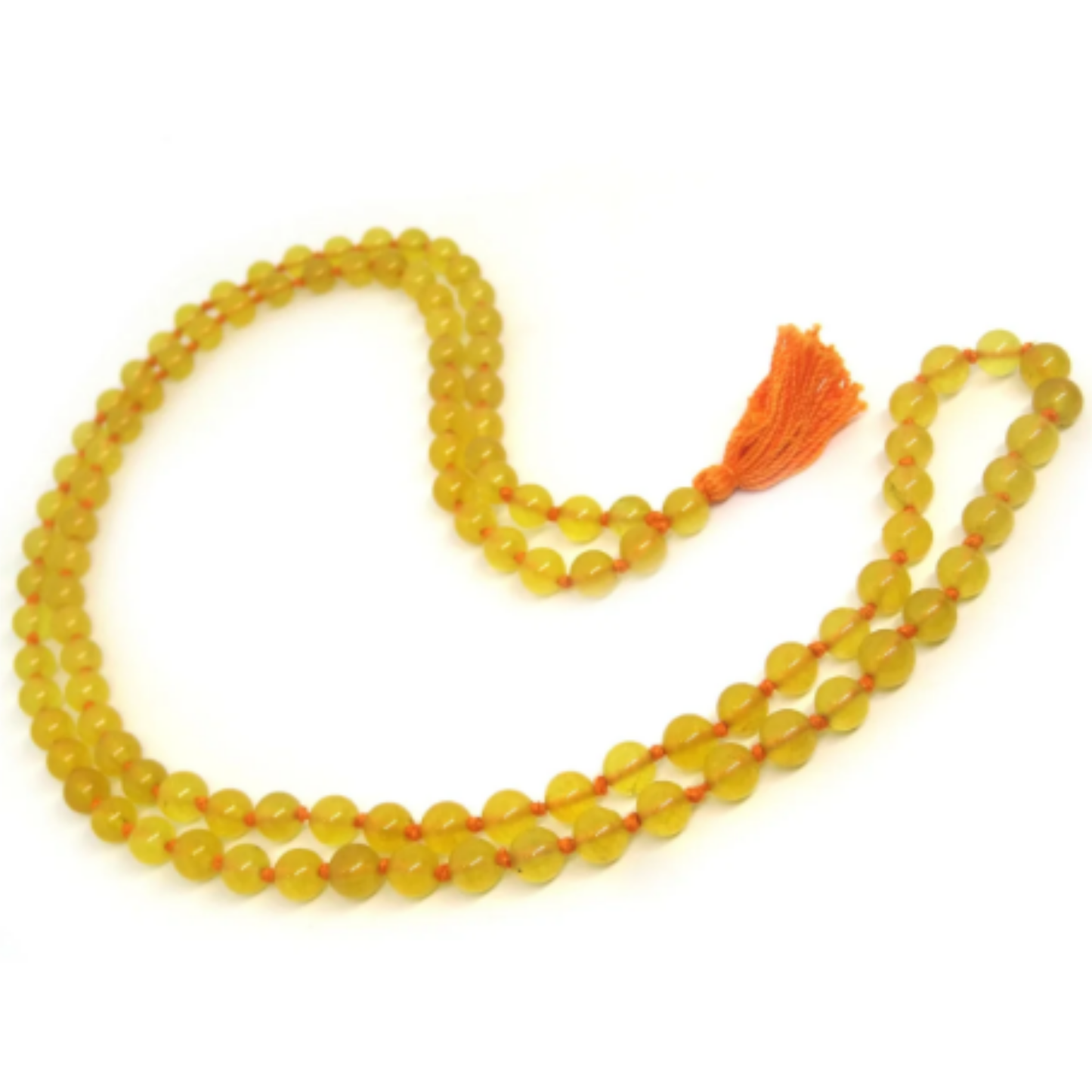 Yellow Hakik Mala [Certified | Abhimantrit - Energized | 100% Original and Natural]