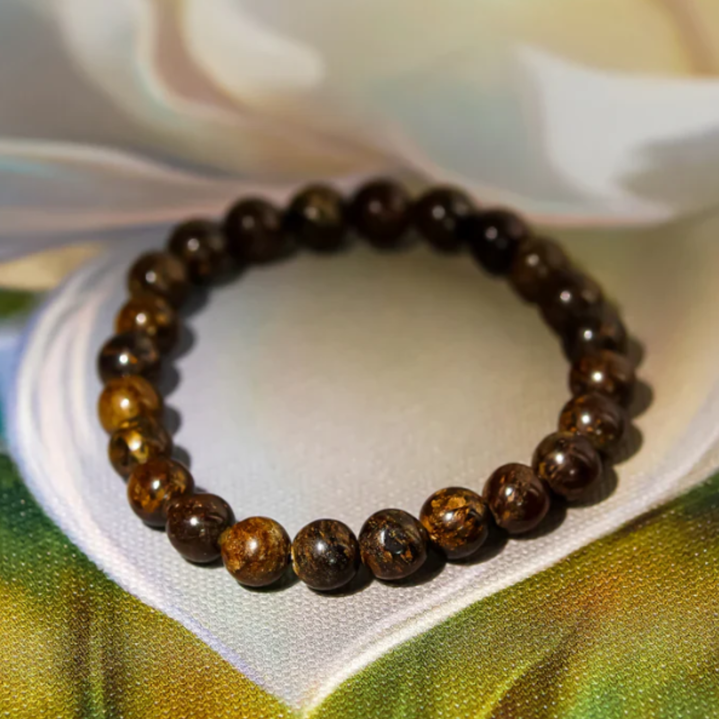 Bronzite Bracelet [Certified | Abhimantrit - Energized | 100% Original and Natural]