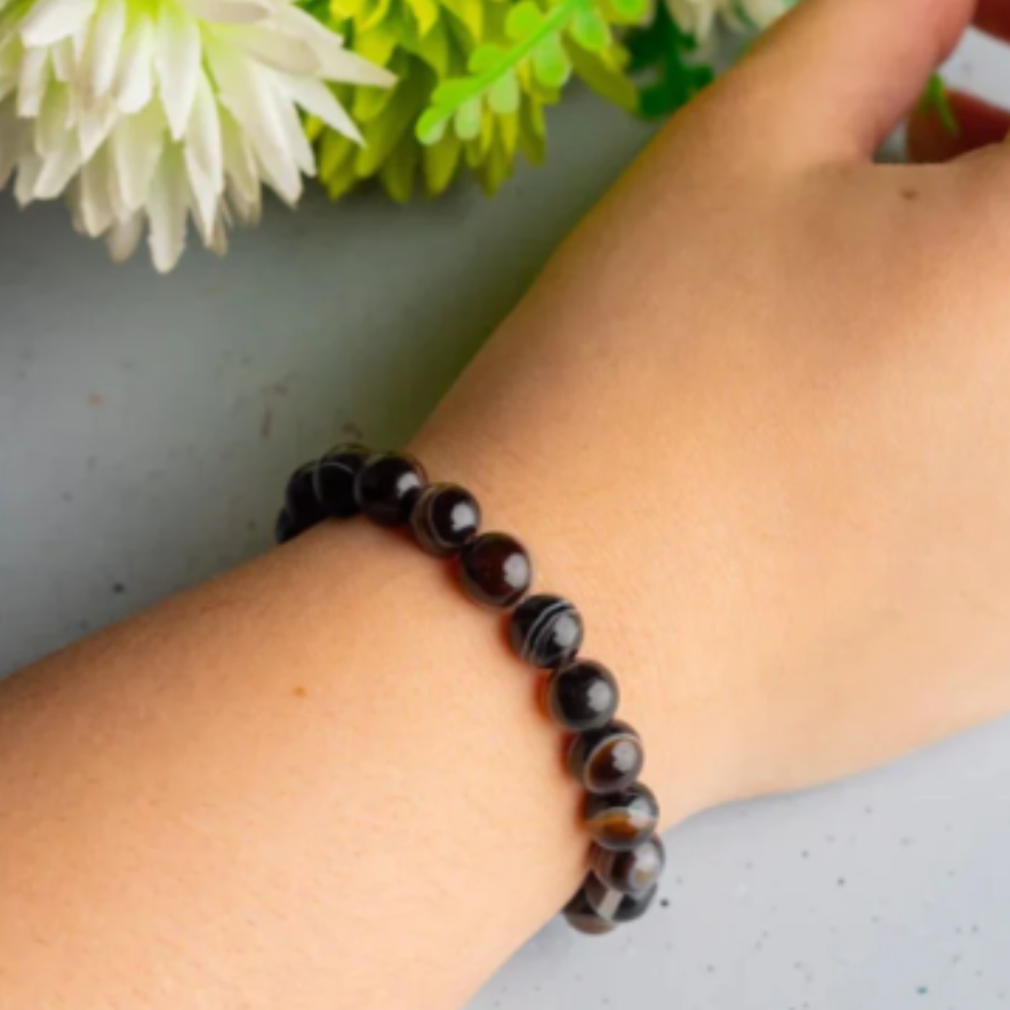 Sulemani Hakik - Agate Bracelet [Certified | Abhimantrit - Energized | 100% Original and Natural]