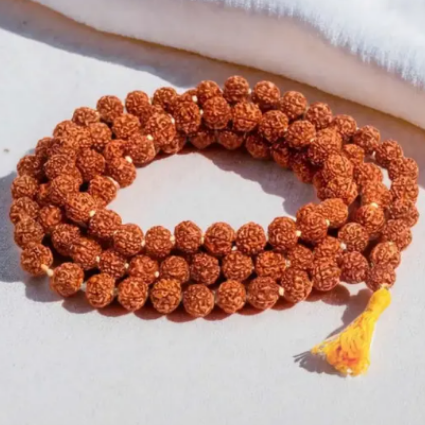 5 Mukhi Rudraksha Mala [Certified | Abhimantrit - Energized | 100% Original and Natural]