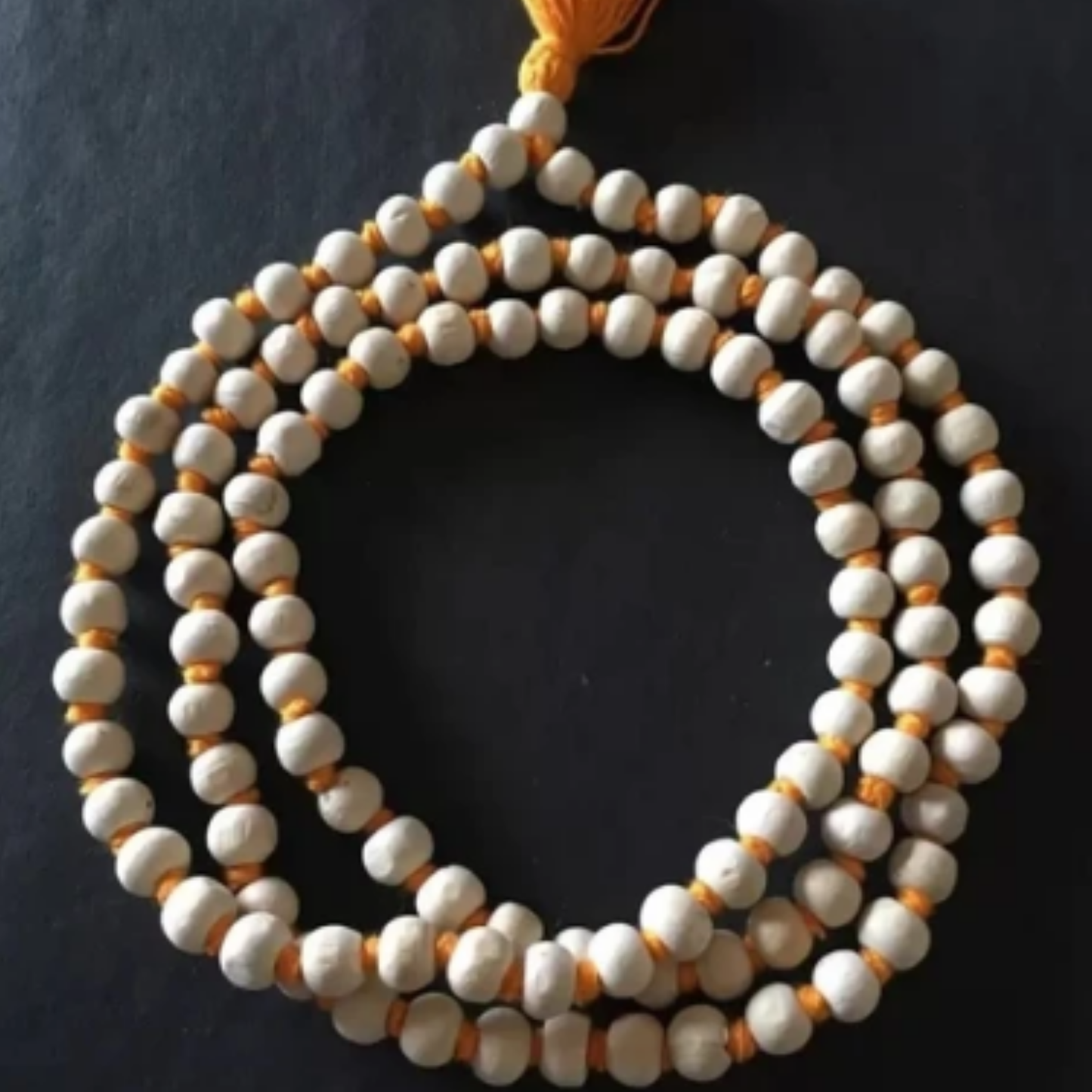 Tulsi Jaap Mala [Certified | Abhimantrit - Energized | 100% Original and Natural]