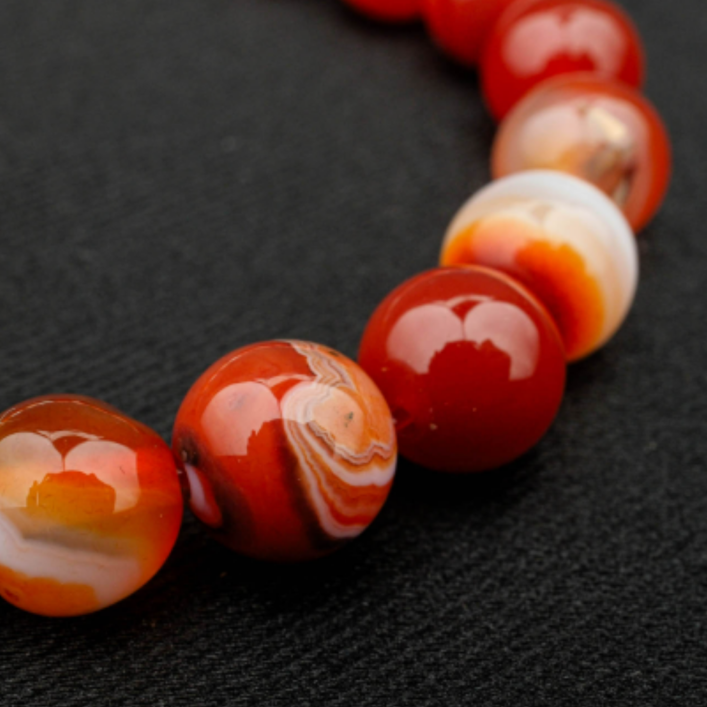 Red Banded Agate [Certified | Abhimantrit - Energized | 100% Original and Natural]