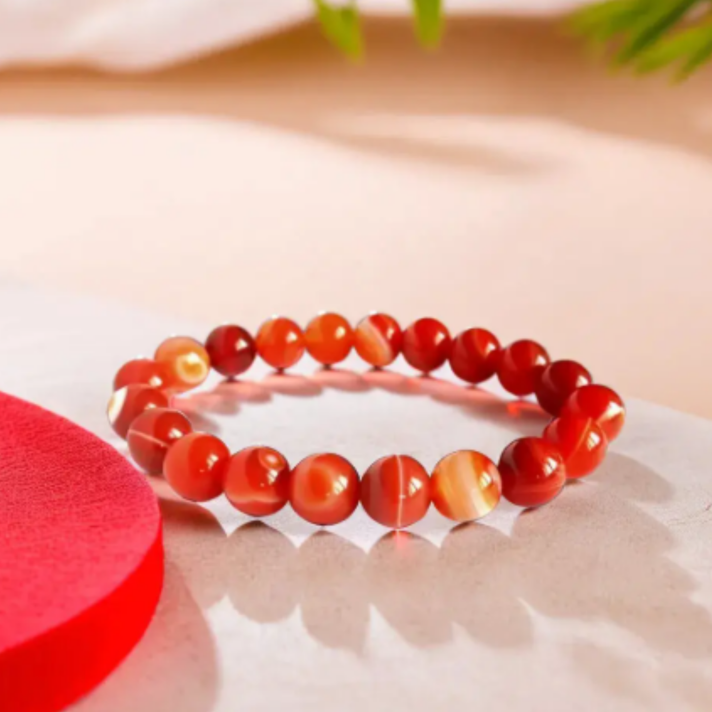 Red Banded Agate [Certified | Abhimantrit - Energized | 100% Original and Natural]